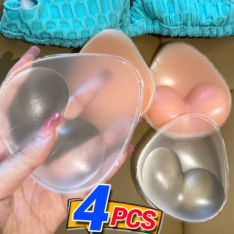 Push Up Bra Silicone - ผู้หญิง Push Up Bra แทรกซิลิโคนแผ่นผู้หญิง Sticky