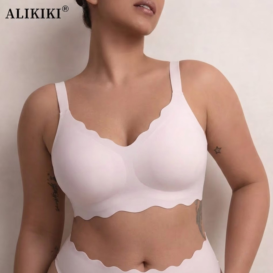Mastectomy Bra Pocket - บราไร้สายแบบไร้ตะเข็บ รองรับทรงดี ยกกระชับ สวมใส่สบาย ไม่มีโครง บราเต็มตัวแบบเสื้อยืด