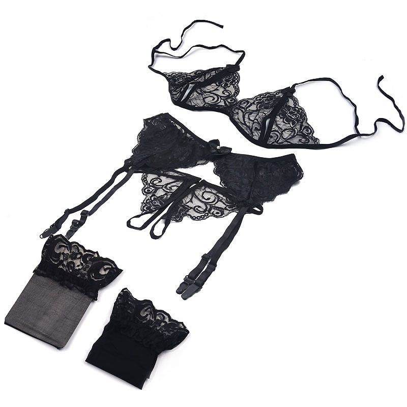 1 ชุด ชุดชั้นในลูกไม้สำหรับผู้ - Sheer Mesh Bra บทวิจารณ์และราคา
