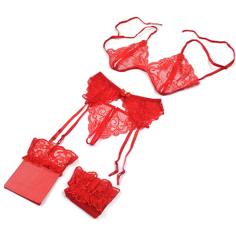 1 ชุด ชุดชั้นในลูกไม้สำหรับผู้ - Sheer Mesh Bra บทวิจารณ์และราคา