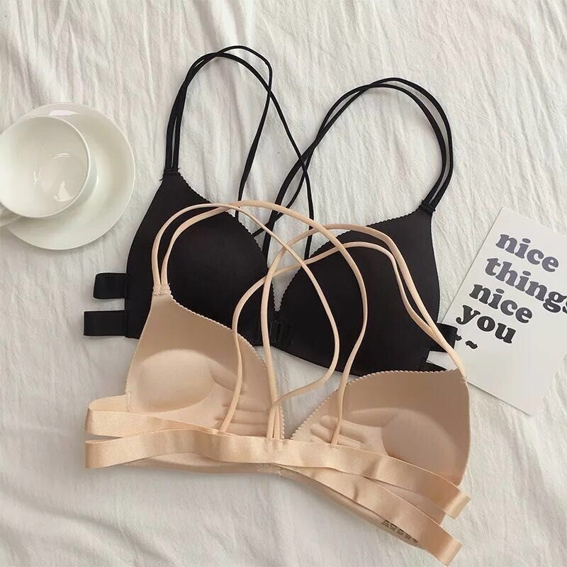 1 ชิ้นแฟชั่นสามเหลี่ยมถ้วยหัวเ - Minimizer Bra Women บทวิจารณ์และราคา