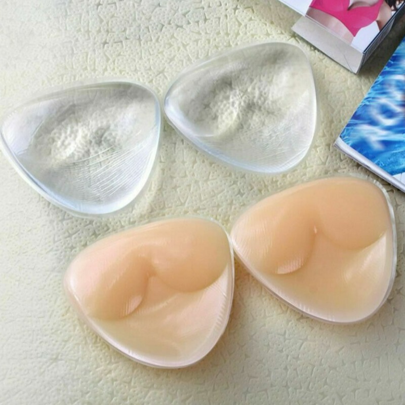แผ่นเสริมหน้าอกซิลิโคนสำหรับชุ - Push Up Bra Silicone บทวิจารณ์และราคา