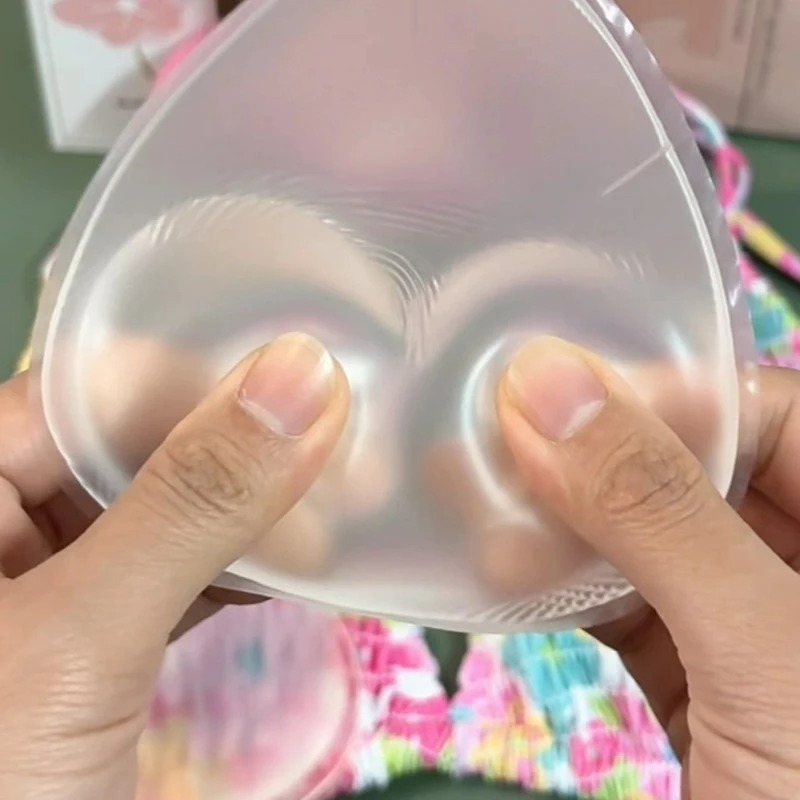 แผ่นเสริมหน้าอกซิลิโคนสำหรับชุ - Push Up Bra Silicone บทวิจารณ์และราคา