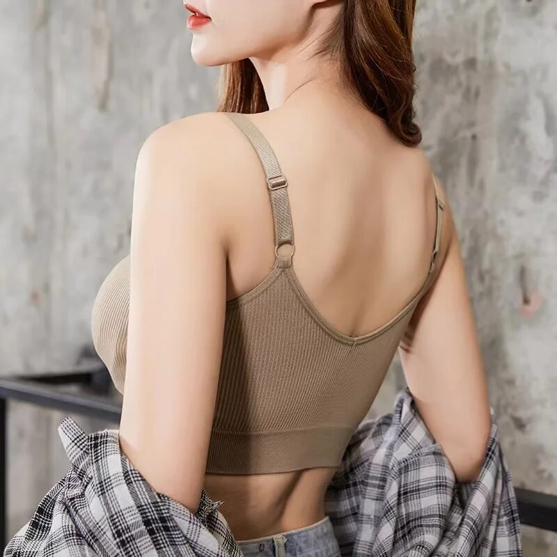 บราไร้รอยต่อสำหรับผู้หญิงบราระ - Sleep Bra Bralette บทวิจารณ์และราคา