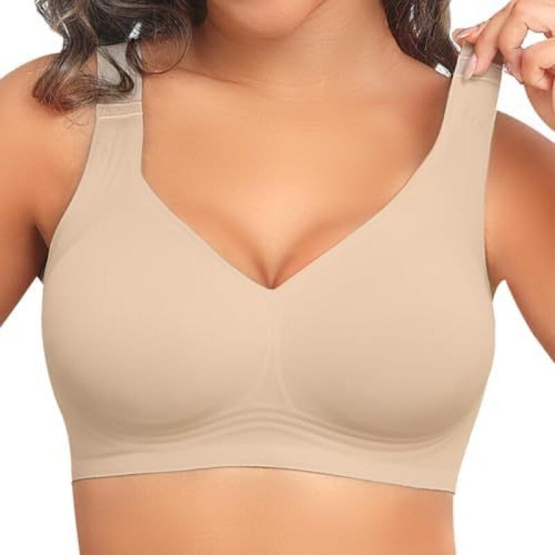 บราไร้สายแบบไร้ตะเข็บสำหรับผู้ - Full Coverage Bra บทวิจารณ์และราคา