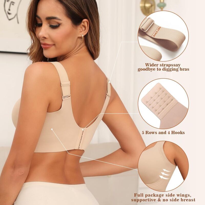 บราไร้สายแบบไร้ตะเข็บสำหรับผู้ - Full Coverage Bra บทวิจารณ์และราคา