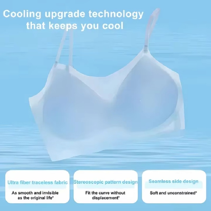 Ultra-Thin Breathable Ice Silk - T Shirt Bra Seamless บทวิจารณ์และราคา