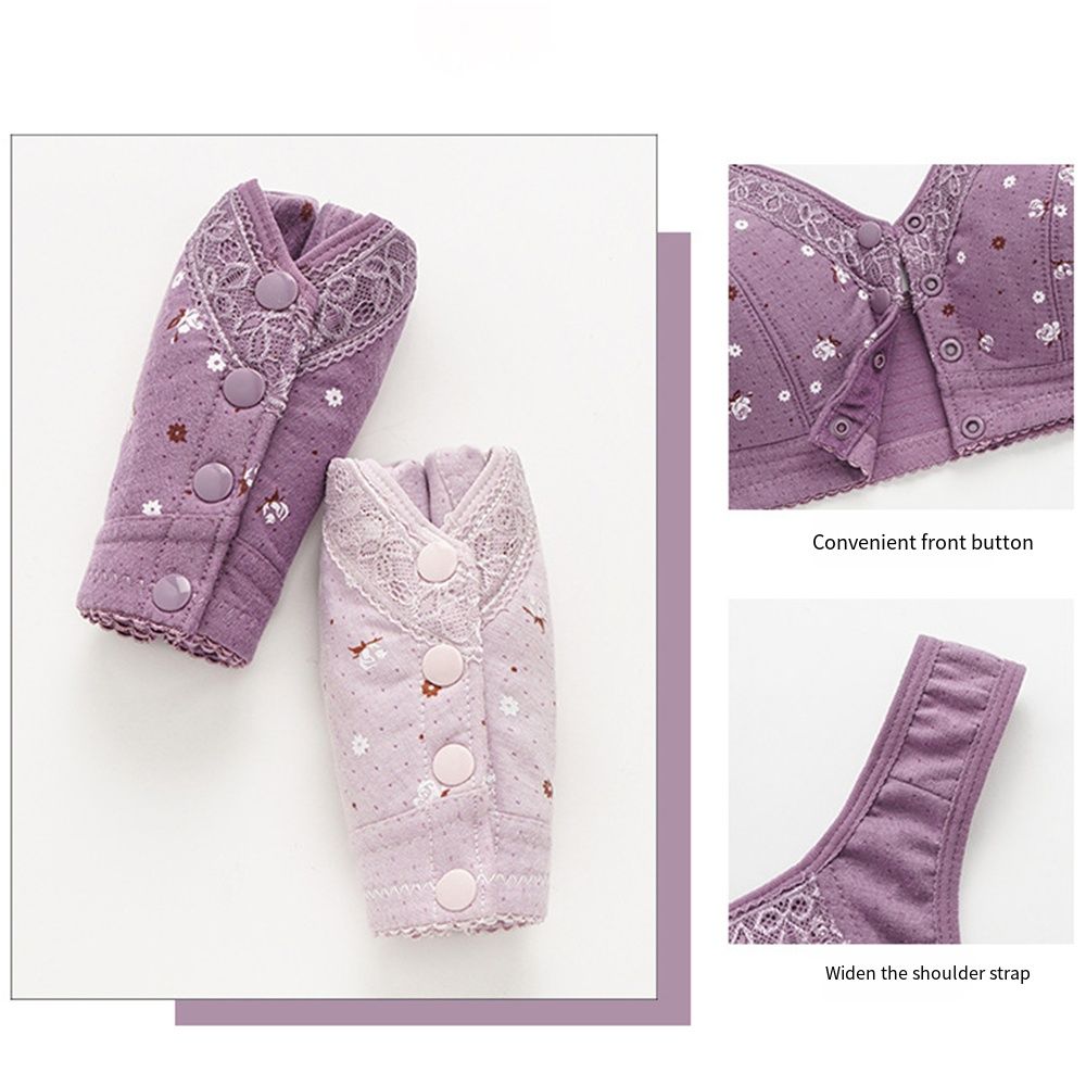 ชุดชั้นในลายดอกไม้ที่สวมใส่สบา - Cotton Bra Everyday บทวิจารณ์และราคา